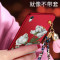 2017款华为P7手机壳AscendP7-L05软壳L07软胶L00保护套L09防摔日韩 黑底小荷花送花手绳