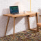龙森家具 白蜡木电脑桌全实木书桌 北欧实木电脑桌 书房家具 书桌（浅胡桃色）+书椅