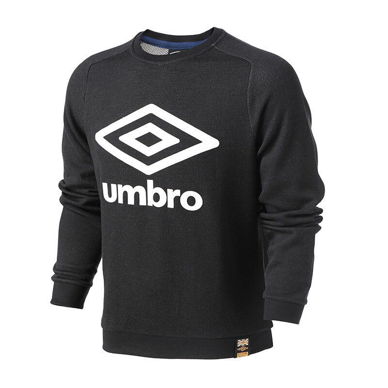 茵宝UMBRO男装卫衣运动服运动休闲UCB63295-04基础黑 2XL 默认颜色