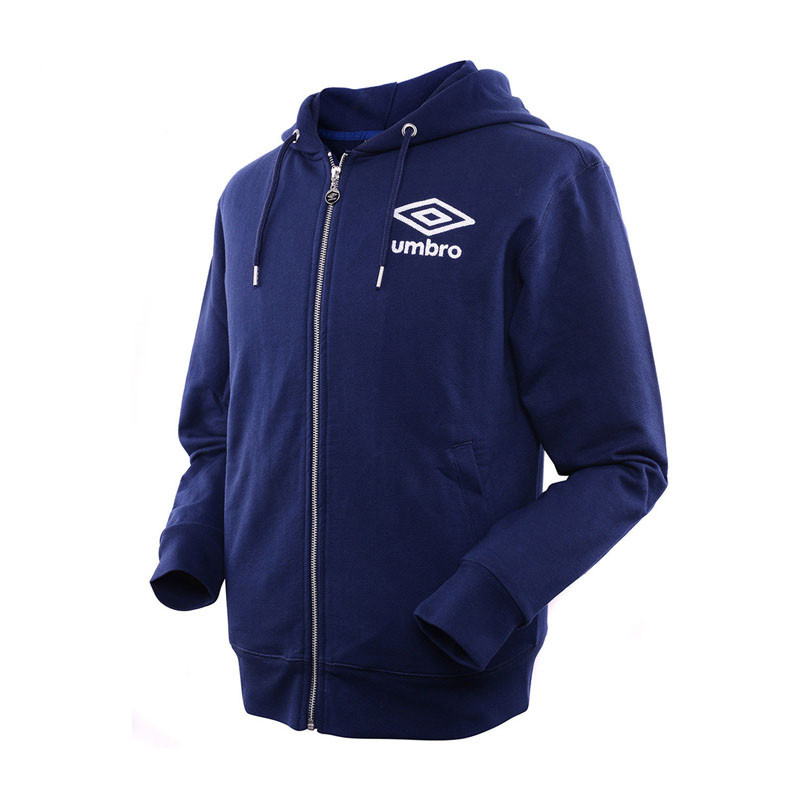 茵宝UMBRO2017春款新款男装连帽夹克外套运动服UCC63255 L（成人） 深紫蓝UCC63255-808