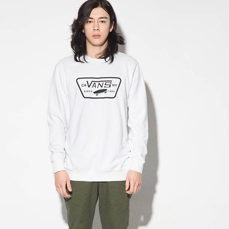 范斯Vans男装卫衣17夏新款运动休闲VN0A33UYWHT1 XL 白色