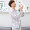甜妹子 睡衣男纯棉卡通开衫韩版家居服 L-170 SD9042男