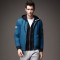 迪尔马奇春夏新品男士棉夹克衫外套修身棒球领夹克上衣M09592 XXXL 深蓝色