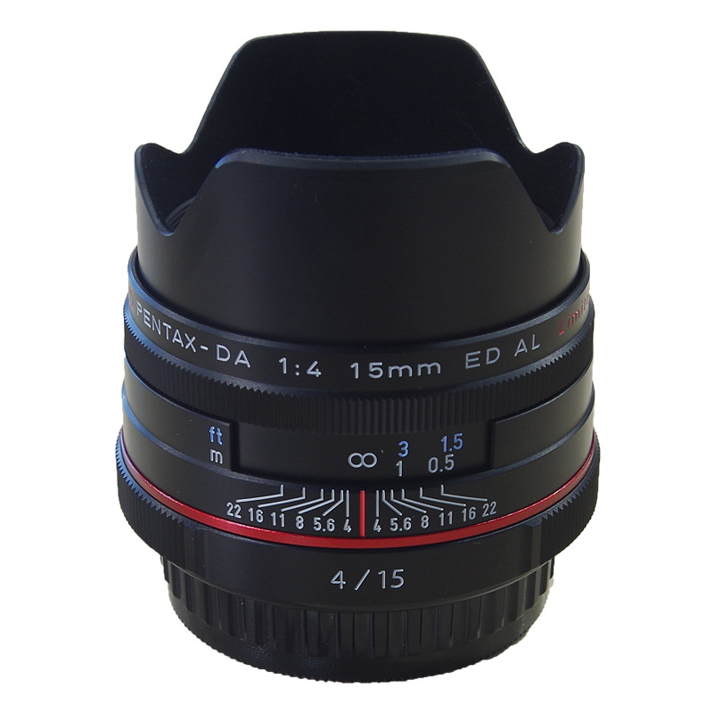 宾得（PENTAX）单反相机镜头 定焦镜头 HDDA15mmF4黑色镜头