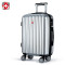 SWISSGEAR拉杆箱商务旅行箱大容量行李箱简约轻盈万向轮登机箱 SA-1601 银色 20寸