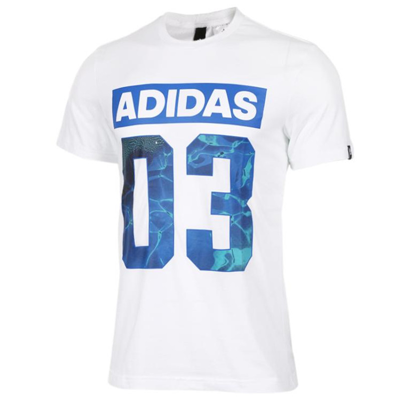Adidas/阿迪达斯 男装 2017新款 运动休闲短袖透气圆领T恤|CD1082 XL(185/104A) CD1082