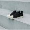 adidas阿迪达斯女鞋夏季新款贝壳头运动轻便透气休闲鞋 黑色BY9137 36