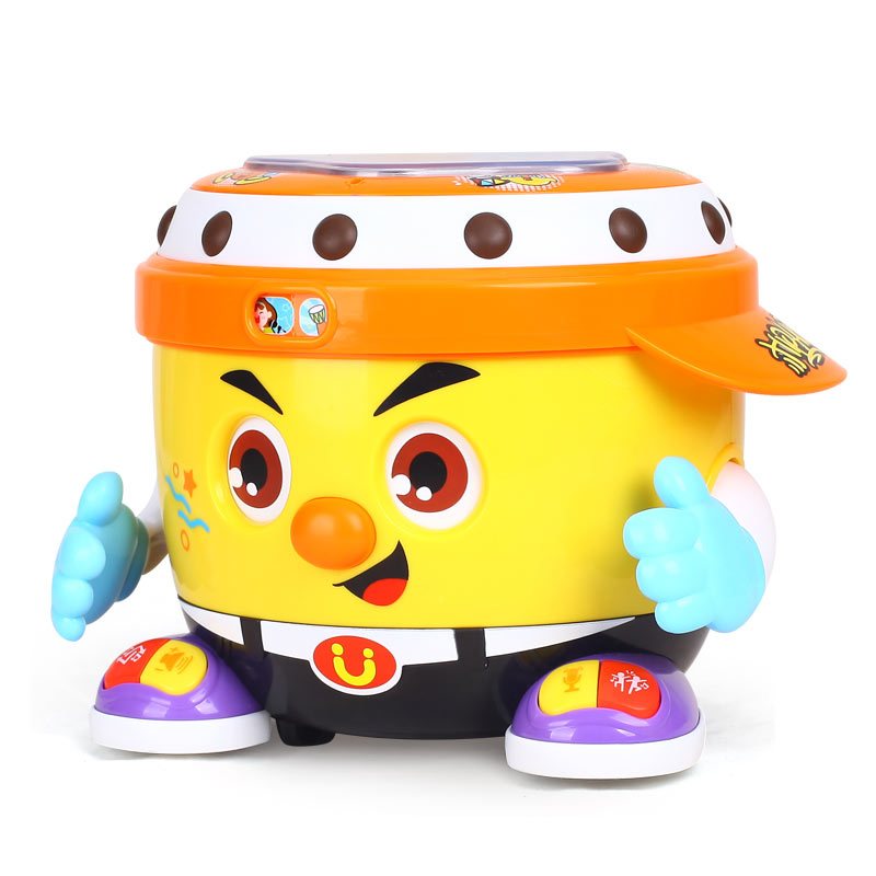汇乐玩具（HUILE TOYS）益智玩具 DJ阿古 儿童手拍鼓 唱歌跳舞机器人电动声光儿歌音乐 788