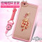 小米红米3手机壳镶钻redmi3保护套2015811挂15防摔外壳指环扣2017 粉钻桃心+挂绳