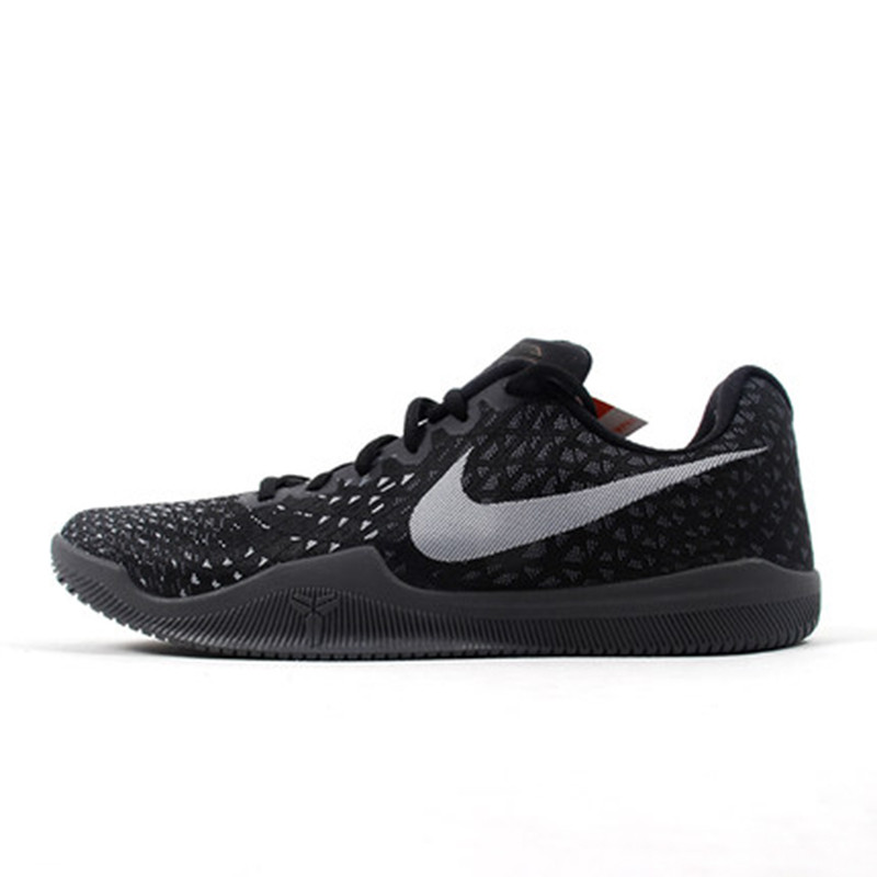 耐克Nike Kobe Mentality 3科比曼巴精神3代低帮篮球鞋884445 黑色 44.5码