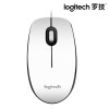 罗技（Logitech）M100r 有线光电鼠标办公台式笔记本电脑家用游戏电竞 （白色）