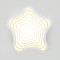 阿丹娜 亚克力卡通创意卧室灯儿童房LED吸顶灯简约现代五角星个性调光房间灯具 10.三室两厅_三色（送安装）