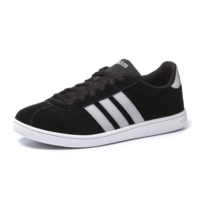Adidas/阿迪达斯 NEO 男鞋 时尚运动轻便休闲板鞋 BB9631 黑色 42.5码