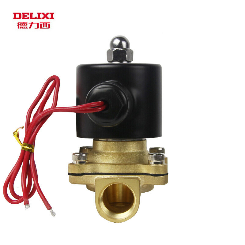 铜电磁阀水阀油阀气阀通用220V4分常闭气动电磁阀水阀12v6分2寸1寸24V 025-08DC24