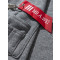吉服社新款秋装MA1飞行员圆领套头卫衣潮男日系复古宽松纯色上衣 XXL 黑色
