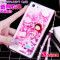 oppoa33手机壳oppoa33m保护套t硅胶0PP0女opa挂绳oppora防摔op 粉色流沙彩虹