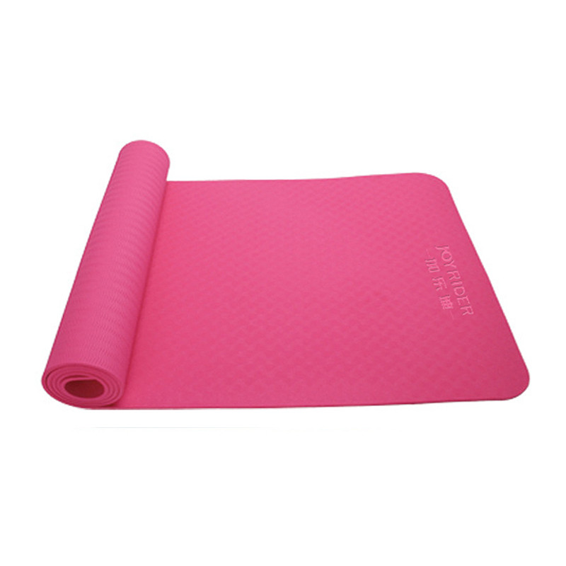 加乐迪瑜伽垫初学者加厚愈加垫加宽防滑男女加长健身垫TPE环保 粉红色