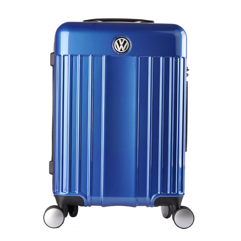 Volkswagen大众 圆标旗舰款拉链行李箱 0905 20寸 蓝色