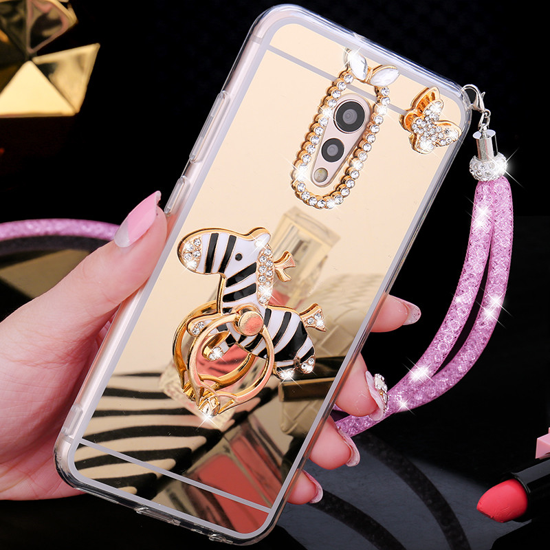 步步高vivoxplay6手机壳镶钻xplay6保护xpiay6a外壳viv0潮女款 香槟色黑色斑马