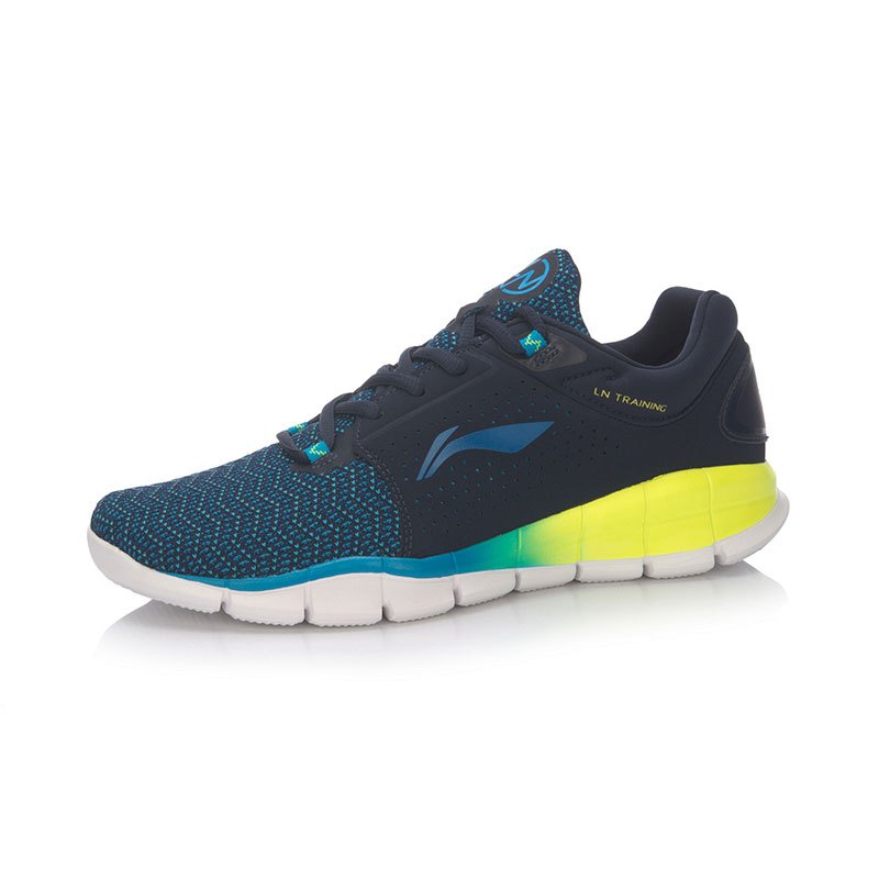 李宁男子2017新款Li-Ning Super Trainer一体织综合训练鞋AFHM001 43.5码 深蓝色