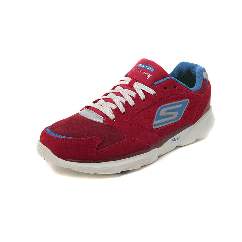 SKECHERS 斯凯奇男鞋跑步鞋运动鞋跑步999646/RDBL 红色 42.5码