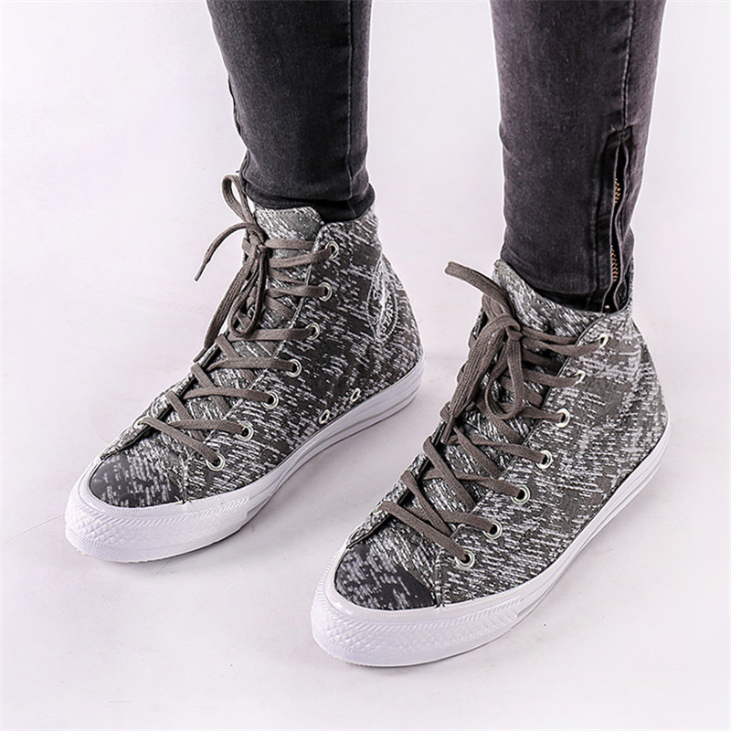 Converse/匡威 女鞋秋新款运动迷彩纺织涂层拼接高帮休闲鞋板鞋|553449 CS553449 36/5.5