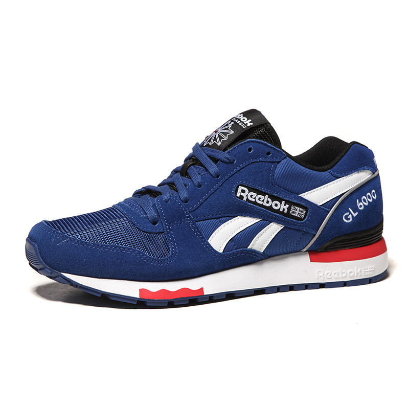 Reebok锐步男鞋休闲鞋2016新款GL 6000运动鞋AQ9751 蓝色 40码