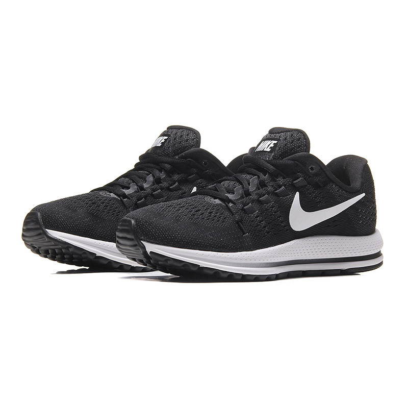 NIKE/耐克 女鞋 运动鞋Air Zoom气垫透气减震跑步鞋 863766-001 黑色 37.5码