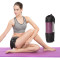 越康瑜伽 10mm加厚男女通用瑜伽垫套装 加长防滑健身垫 附带背包 升级紫色瑜伽垫