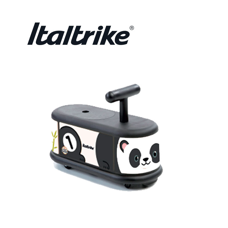 意大利Italtrike扭扭车1-3岁儿童碰碰车四轮溜溜车万向轮滑行车 熊猫