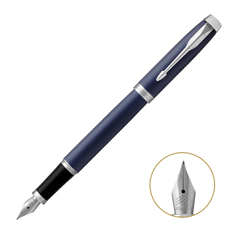 派克PARKER 钢笔 IM蓝色白夹墨水笔 IM蓝色白夹墨水笔