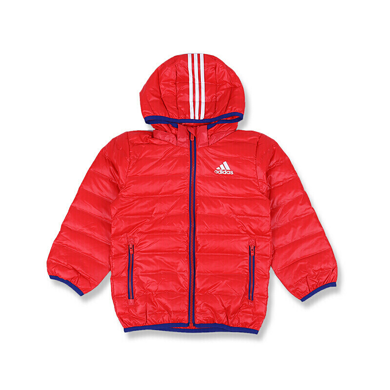 Adidas阿迪达斯童装2017冬季新款儿童时尚轻薄保暖羽绒服BQ0335BQ0339BQ 140 BQ0331