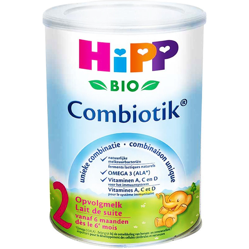 【荷兰直邮6罐】荷兰喜宝(Hipp)宝宝进口益生菌奶粉2段（6-12个月）800g（海外版）