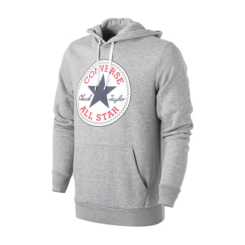 Converse/匡威 男装休闲运动服连帽卫衣套头衫10005598-A01-A02 灰色 2XL