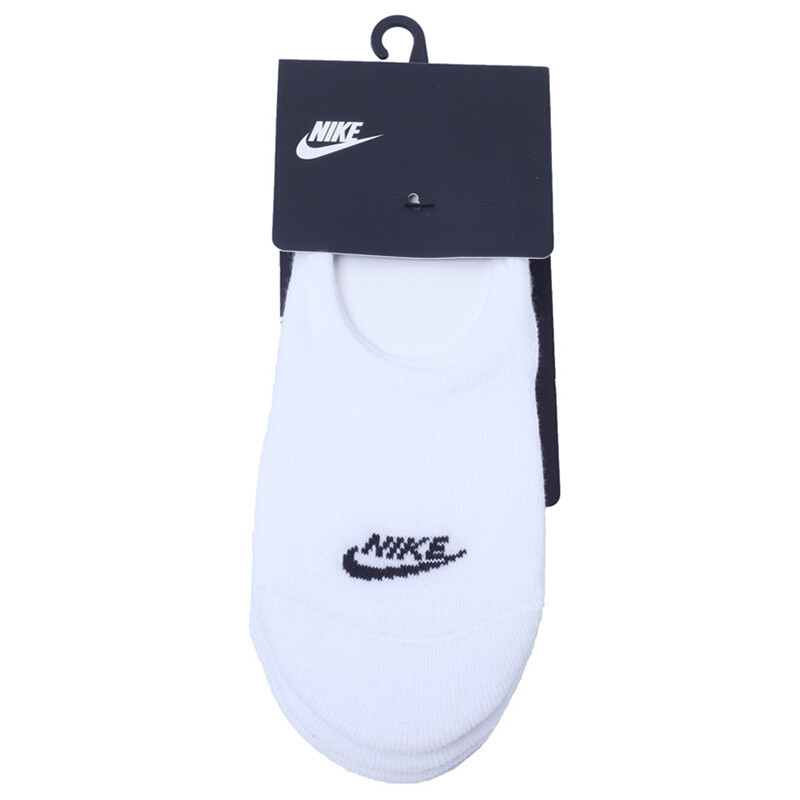 NIKE耐克女袜2018春季新款运动袜休闲透气袜子船袜 SX6014-100 S