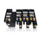 彩格适用富士施乐CP115w粉盒CP116w CM115w CM225fw CP225w墨粉 【四色套装】CP115W易加粉粉盒