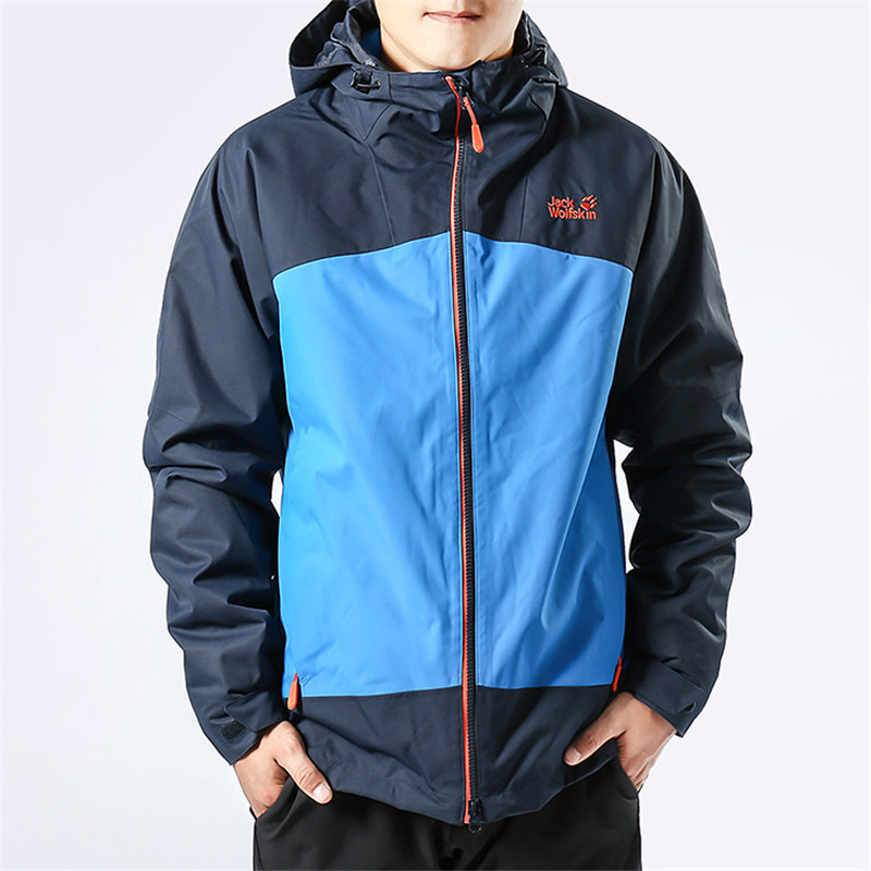 Jack Wolfskin/狼爪 男装 户外男防水透气三合一冲锋衣两件套|1105881-1097-5033 1105881-1097 XL(185/104A)