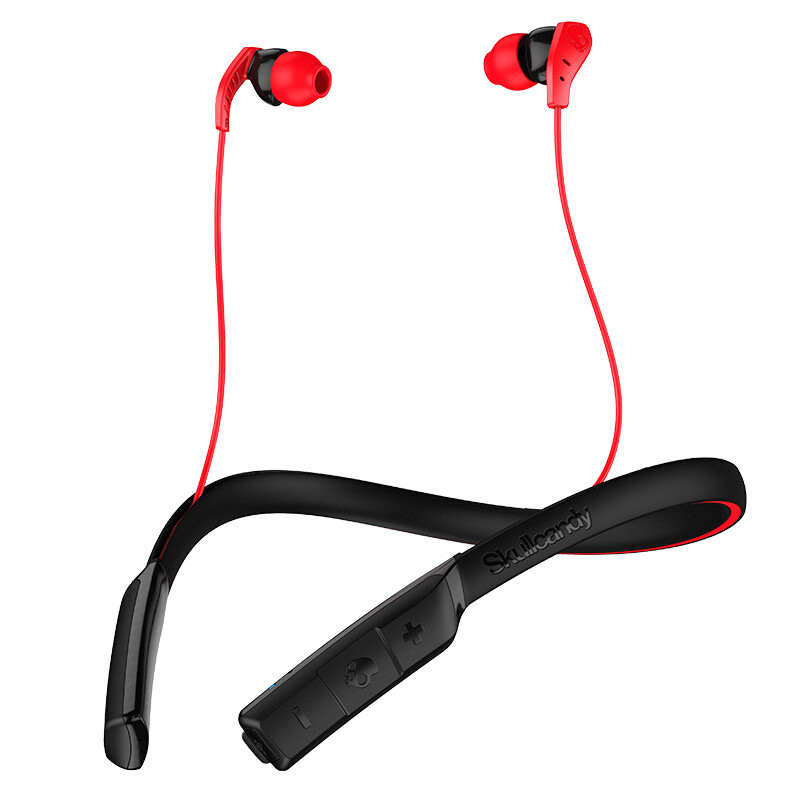 斯酷凯蒂(Skullcandy) METHOD WIRELESS S2CDW-K605 运动蓝牙耳机耳机无线手机通话 红