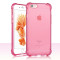 捷力源苹果iPhone6/6S/5/5s气囊防摔手机壳6plus小蛮腰防滑TPU保护套iphone5/5s 苹果55SSE防摔-红色