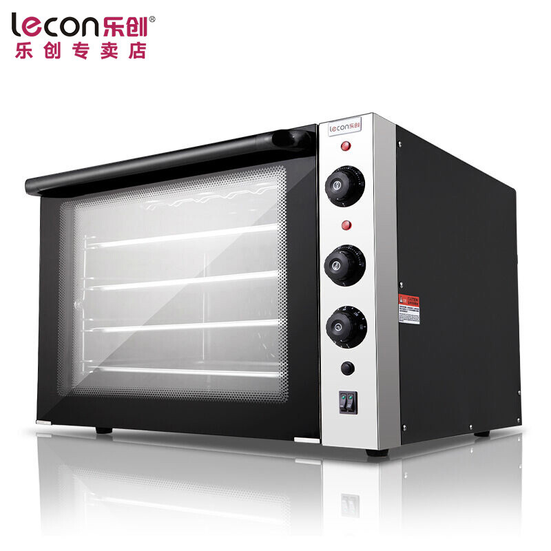 乐创（lecon）CO2C热风循环烤箱蛋挞马卡龙蛋糕面包大型披萨电烤箱商用烘焙热风烤箱热风炉 烤箱