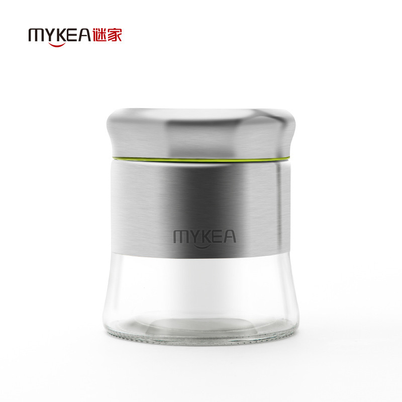 谜家家居铠甲系列水晶轻奢中号储物罐
