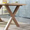 A家家具 餐桌 餐桌餐椅套装组合简约北欧实木饭桌餐厅家具 原木色 一桌六椅
