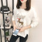 2017春秋季新款潮秋衣外穿长袖T恤宽松百搭韩版上衣服女士打底衫