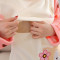 茵珠麗YinZhuli 法兰绒长袖喂奶衣秋冬季新款时尚女士坐月子保暖月子服 冬天休闲孕妇服家居服哺乳睡衣套装6893 XL 图色