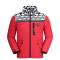 李宁LI-NING 冬季加厚保暖时尚立领运动服夹克外套运动棉衣 曼珠红AYMK179-3 3XL