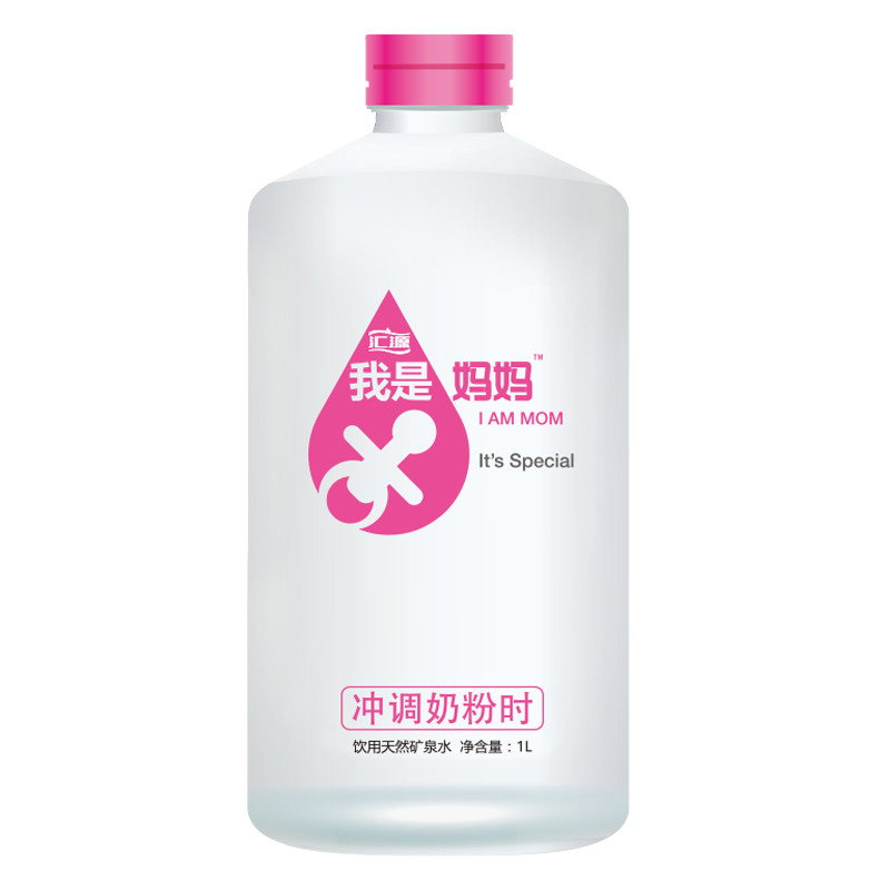 汇源 我是妈妈 饮用天然矿泉水(适合婴幼儿) 1L单瓶装