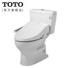 TOTO 喷射虹吸式节水坐便器分体马桶智能卫洗丽C300E1B+TCF345CS 座便器马桶配缓冲智能盖套餐 300MM C300E1B+TCF345CS<带除臭烘干> 305MM