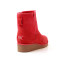 OZWEAR UGG OB181 增高防泼水雪地靴新款短筒女士羊毛雪地靴 栗色 35码