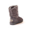 OZWEAR UGG OB185 秋冬季新款翻毛中筒羊毛雪地靴 灰色 38码
