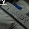 花花公子男士时尚短款保暖棉衣冬季防寒休闲运动棉服男1114 3XL 灰色
